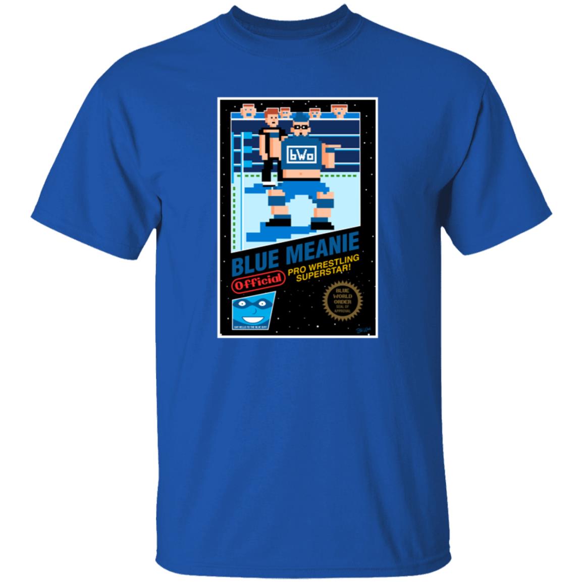Blue Meanie Video Game Shirt Prowrestlingtees Merch - Teechipus