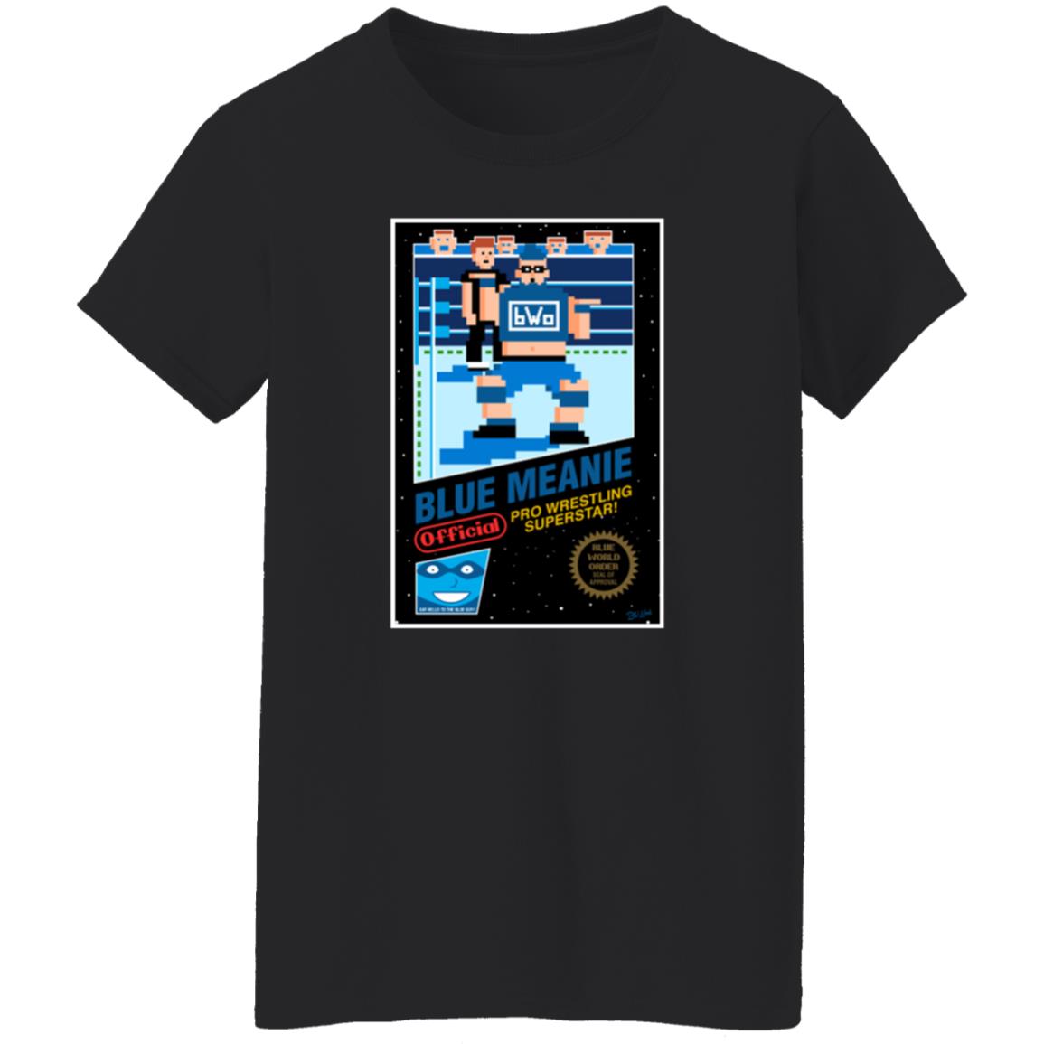 Blue Meanie Video Game Shirt Prowrestlingtees Merch - Teechipus