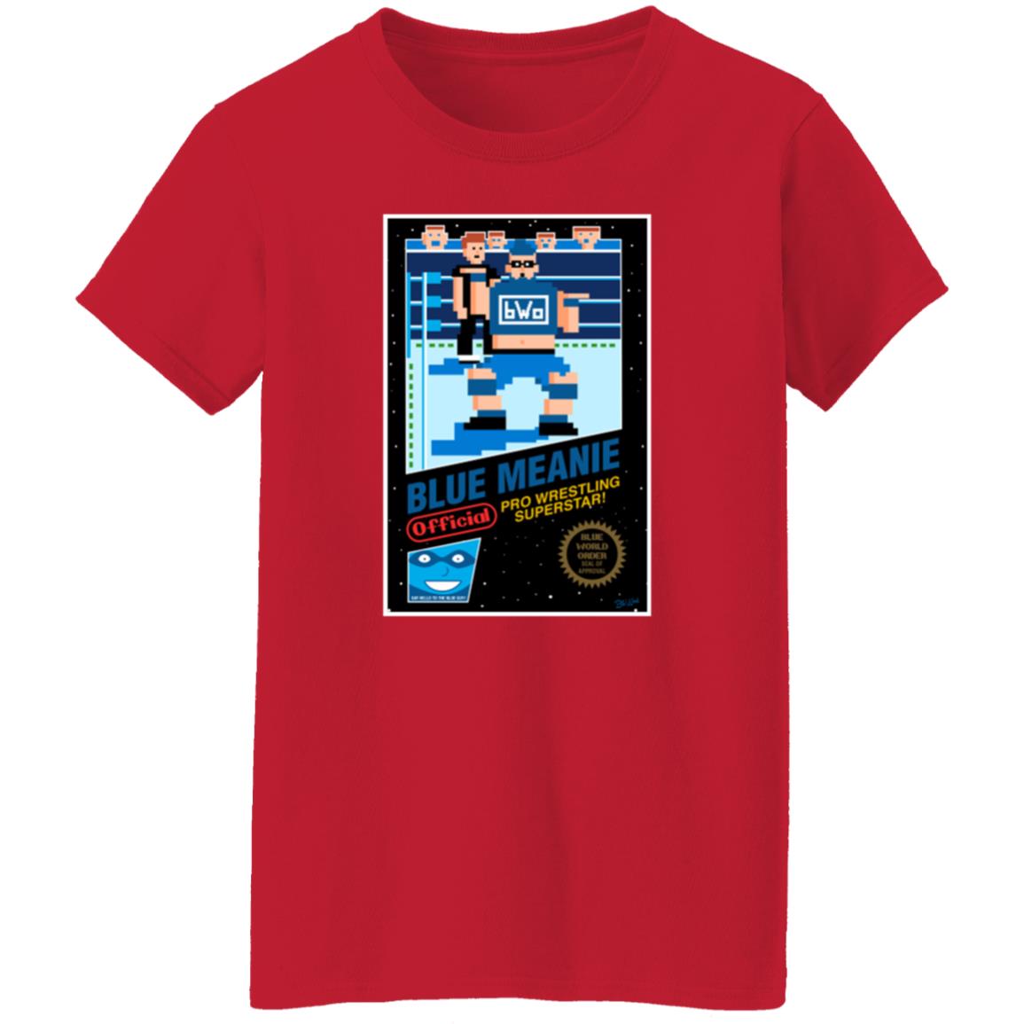 Blue Meanie Video Game Shirt Prowrestlingtees Merch - Teechipus
