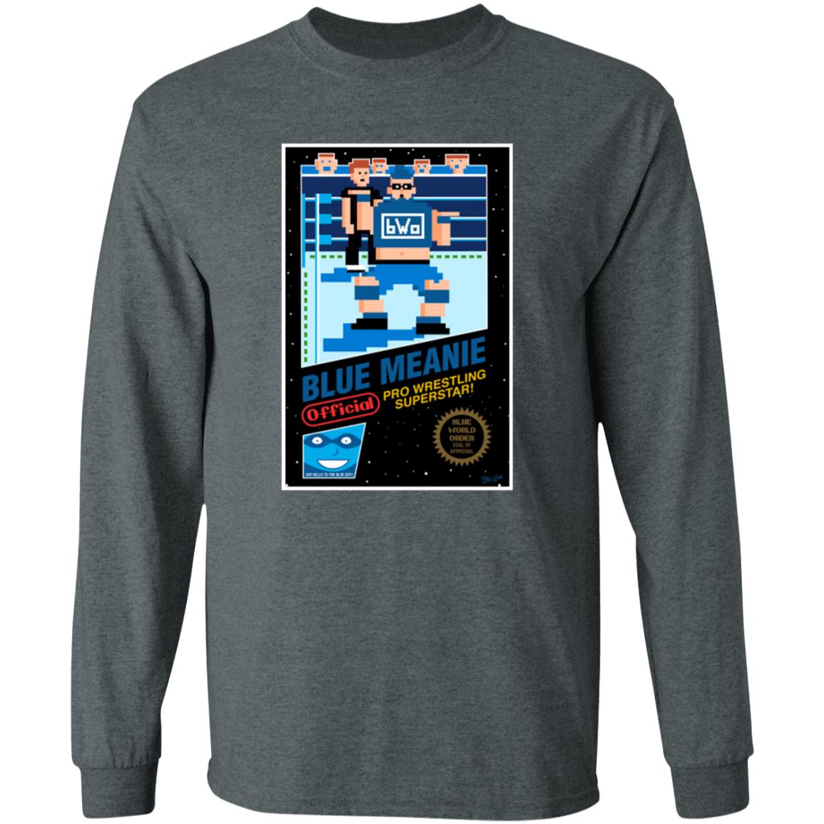 Blue Meanie Video Game Shirt Prowrestlingtees Merch - Teechipus