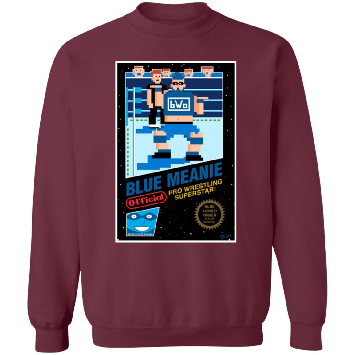 Blue Meanie Video Game Shirt Prowrestlingtees Merch - Teechipus