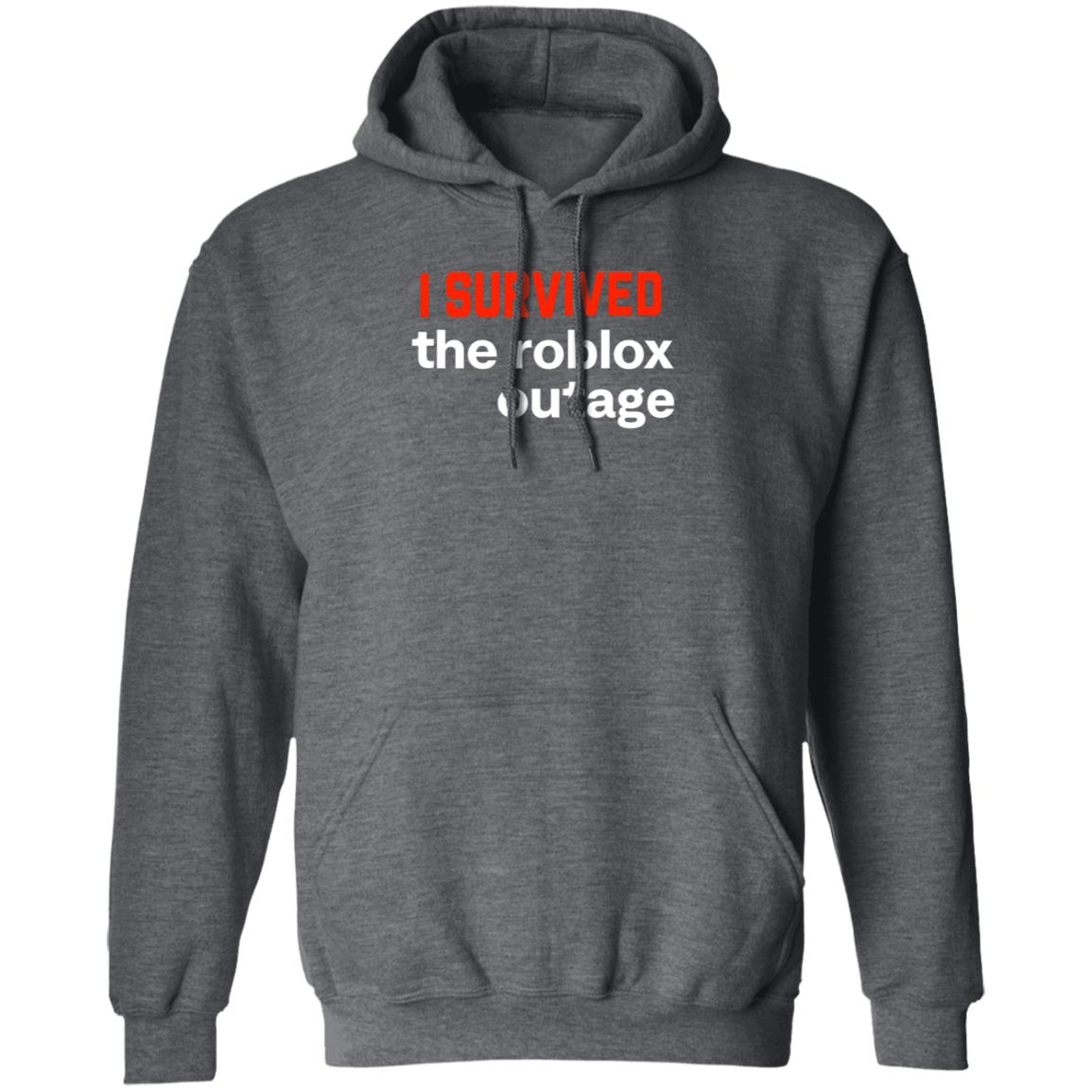 I Survived The Roblox Outage Shirt Ammon I Survived The Roblox Outage Shirt Hoodie Sweatshirt - Teechipus