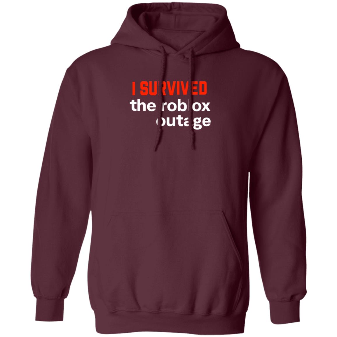 I Survived The Roblox Outage Shirt Ammon I Survived The Roblox Outage Shirt Hoodie Sweatshirt - Teechipus