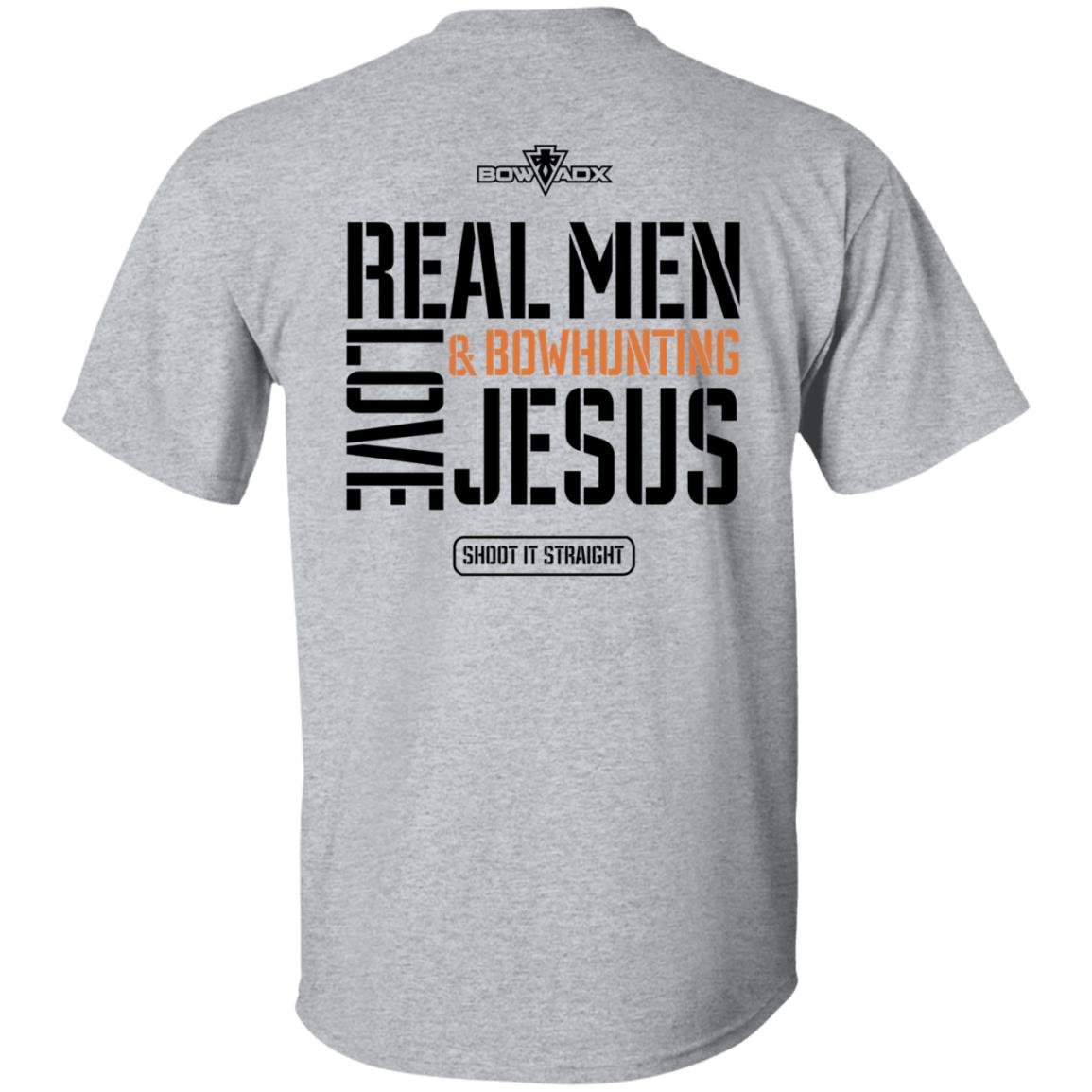 Real Men Love Bowhunting Jesus Shoot It Straight Shirt Bowadx Merch Real Men Love Bowhunting Jesus Shoot It Straight Shirt Bowadx Merch
