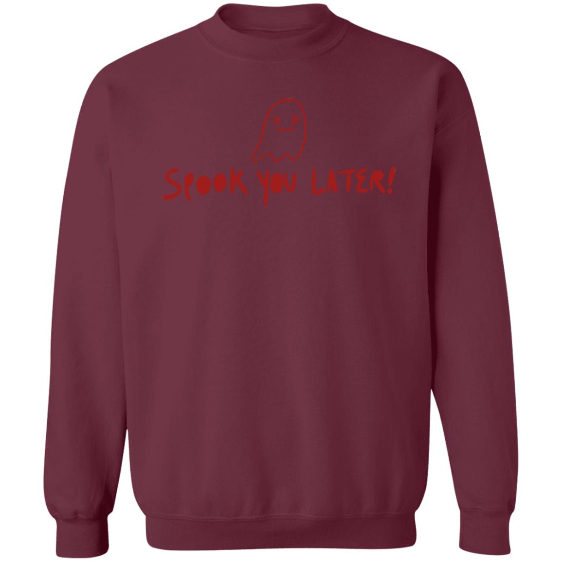 Limited Edition Embroidered Spook You Later Sweatshirt Hoodie Shirt - Teechipus