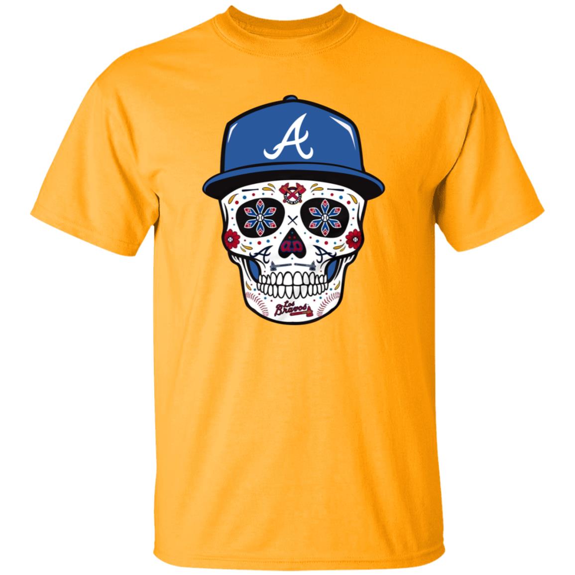 Atlanta Braves Sugar Skull Shirt Joc Pederson - Teechipus