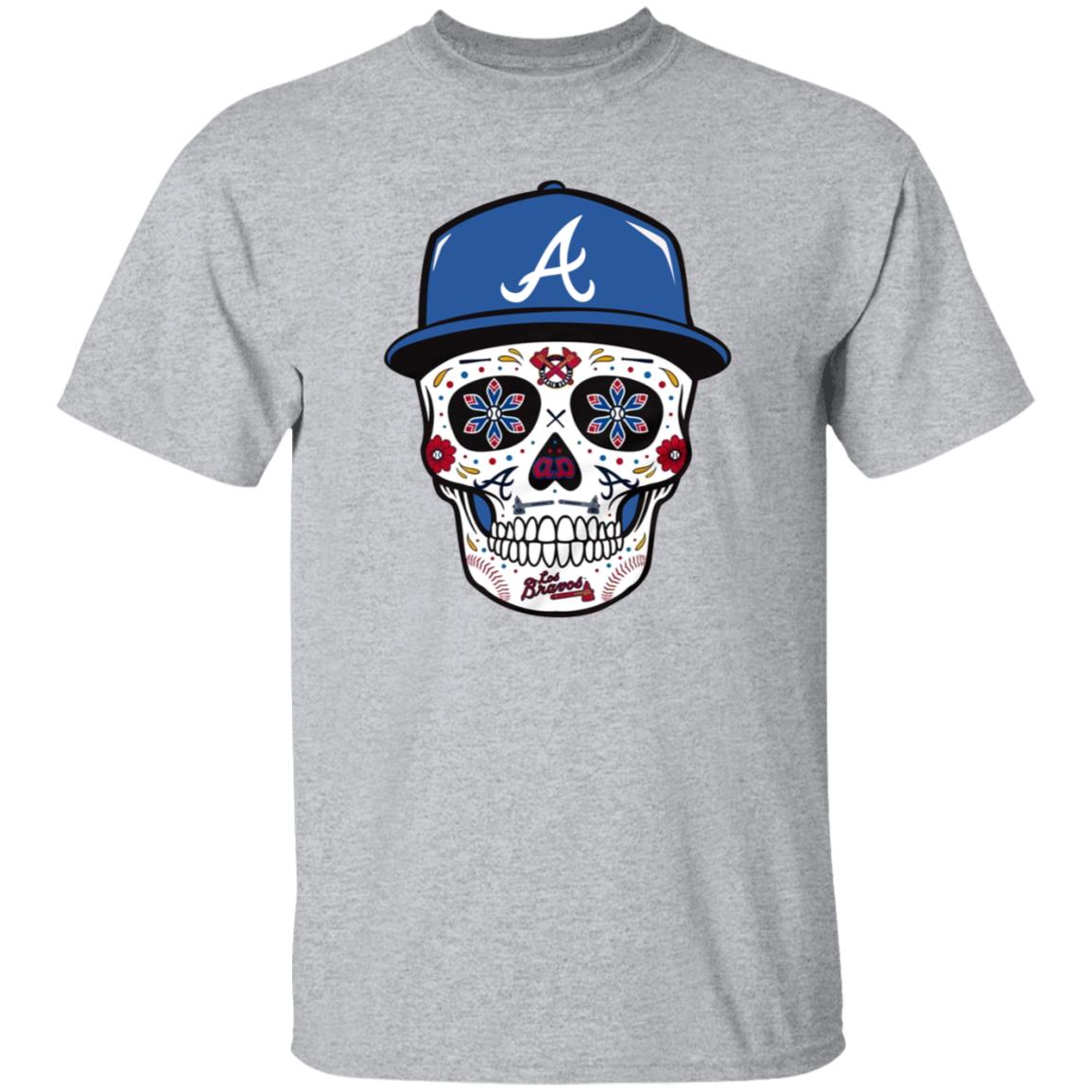 Atlanta Braves Sugar Skull Shirt Joc Pederson - Teechipus