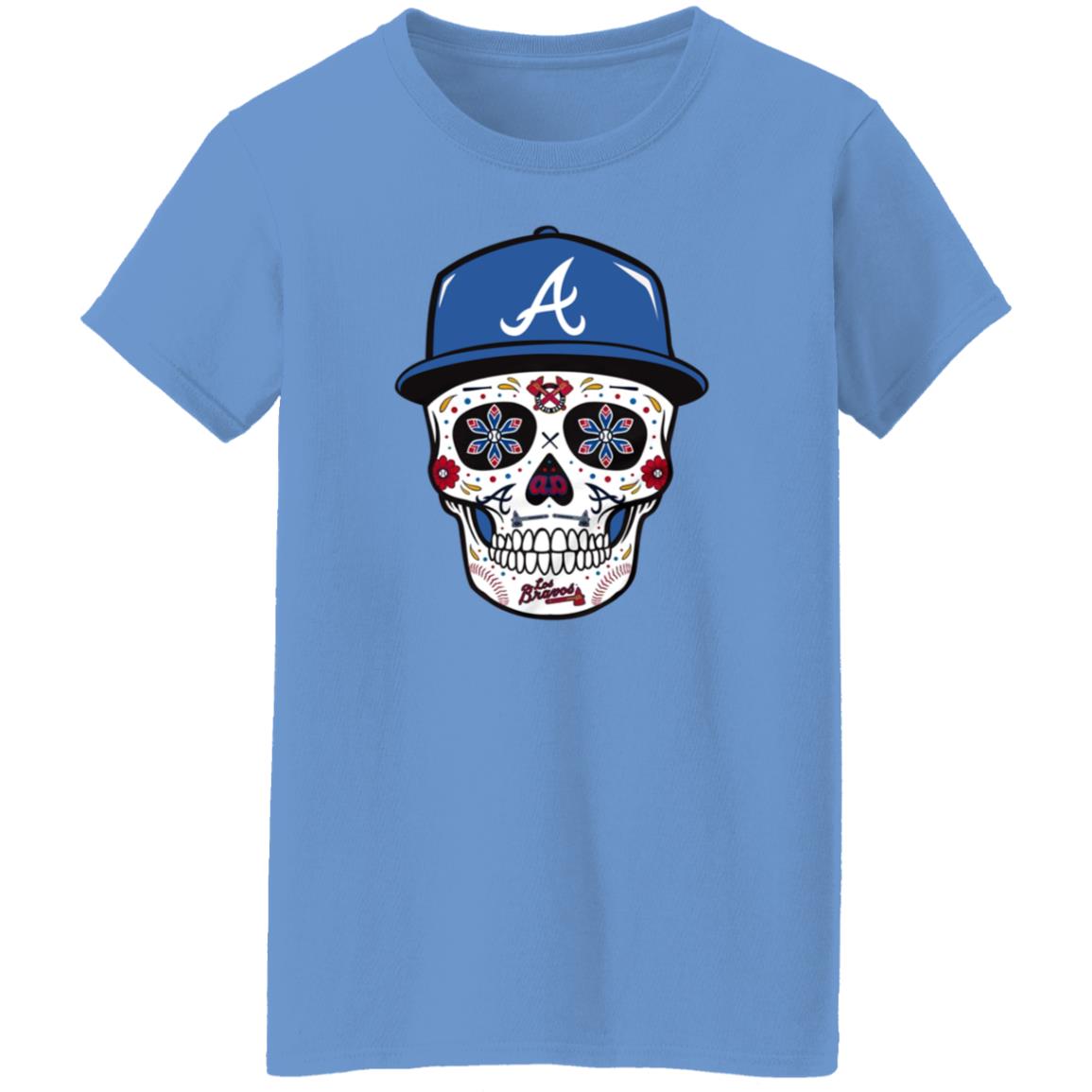 Atlanta Braves Sugar Skull Shirt Joc Pederson - Teechipus