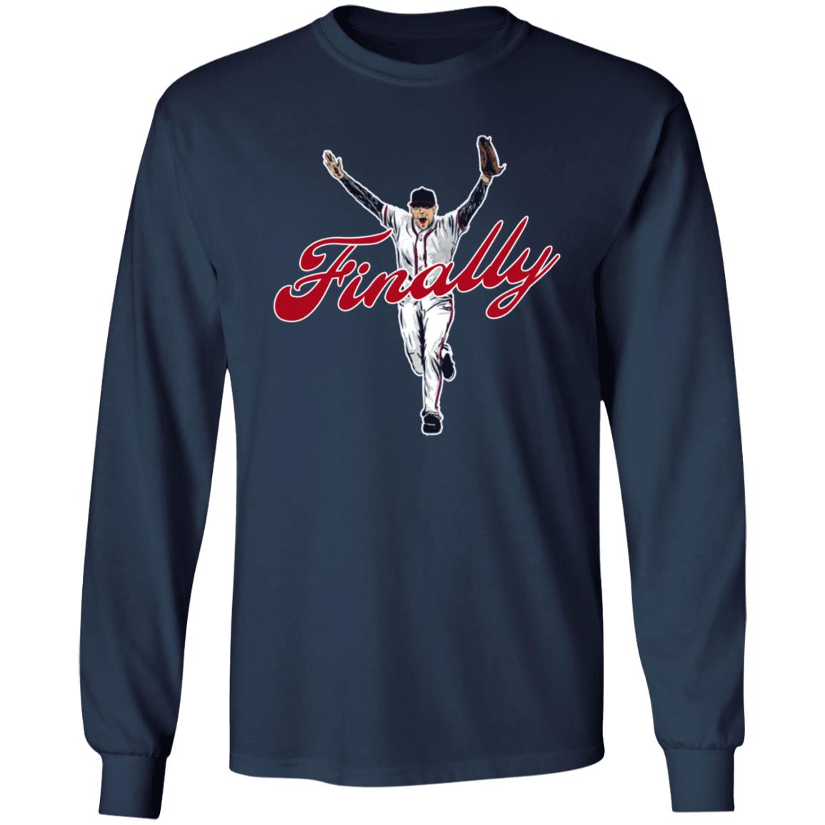 Atlanta Baseball Finally Shirt Barstool Sports - Teechipus