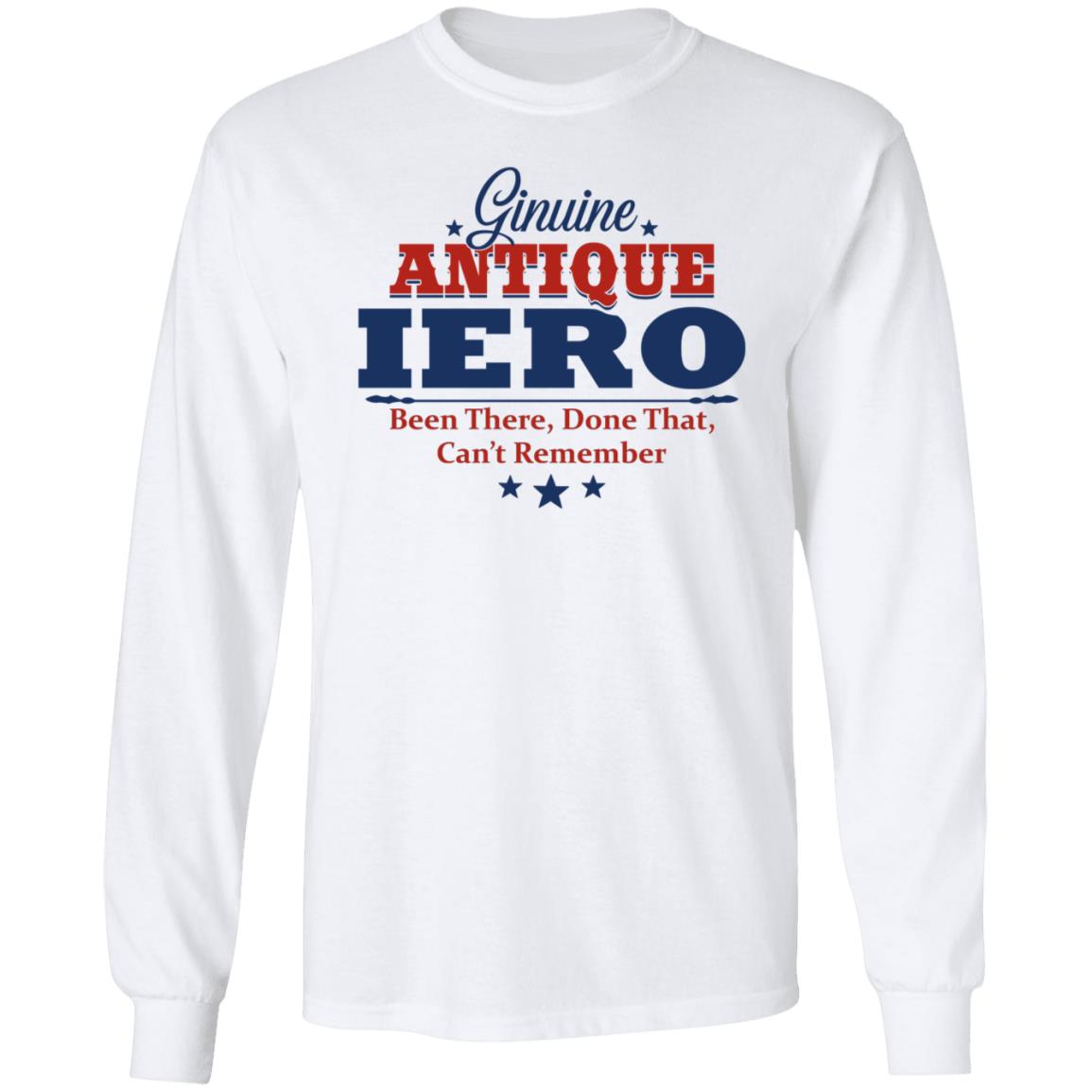 Genuine Antique Iero Shirt Genuine Antique Iero Been There Done That Can't Remember Shirt - Teechipus