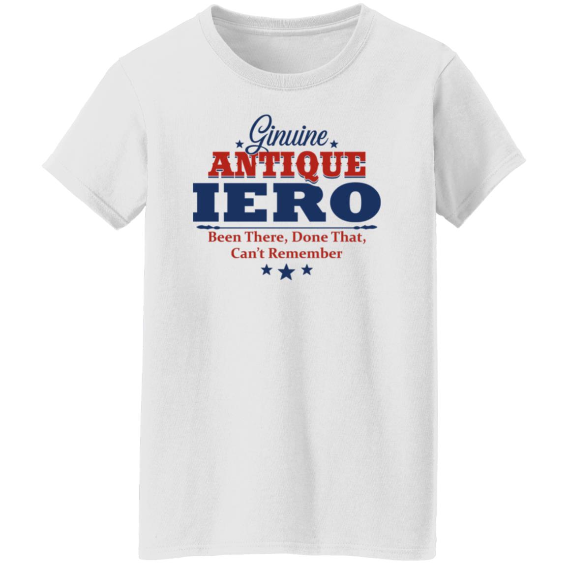 Genuine Antique Iero Shirt Genuine Antique Iero Been There Done That Can't Remember Shirt - Teechipus