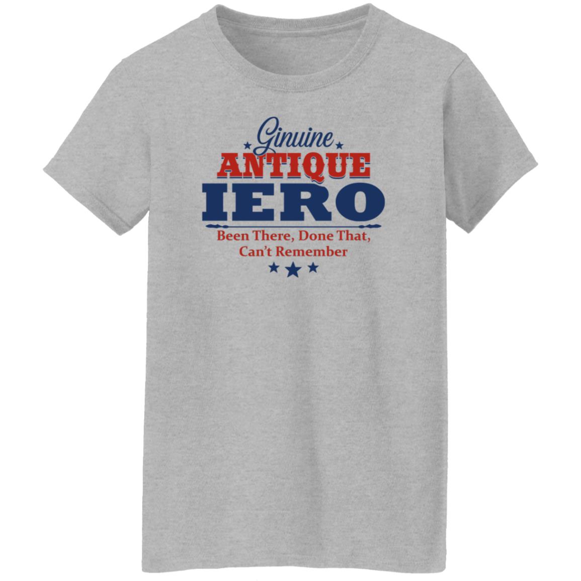 Genuine Antique Iero Shirt Genuine Antique Iero Been There Done That Can't Remember Shirt - Teechipus
