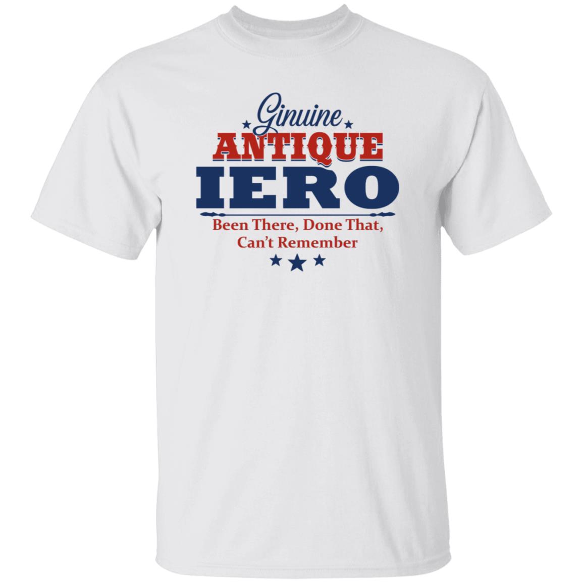 Genuine Antique Iero Shirt Genuine Antique Iero Been There Done That Can't Remember Shirt - Teechipus