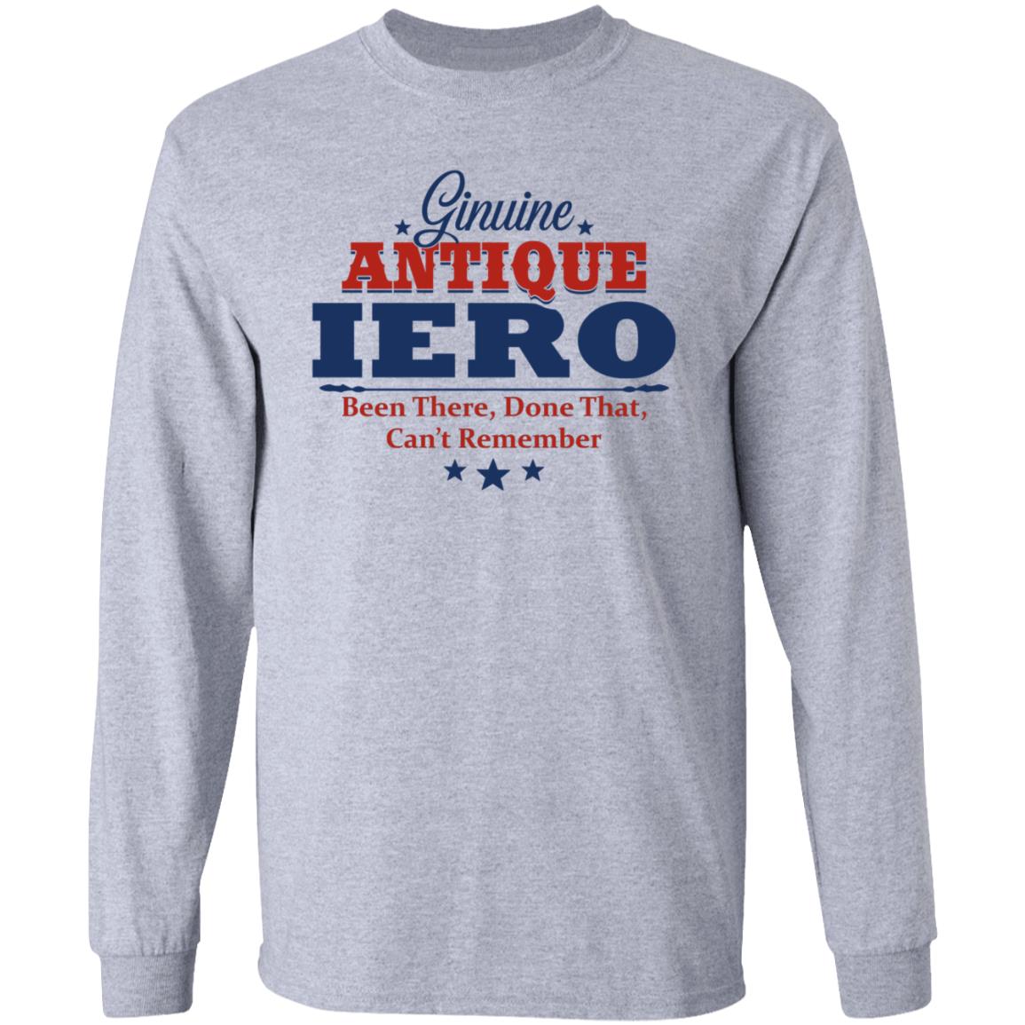 Genuine Antique Iero Shirt Genuine Antique Iero Been There Done That Can't Remember Shirt - Teechipus