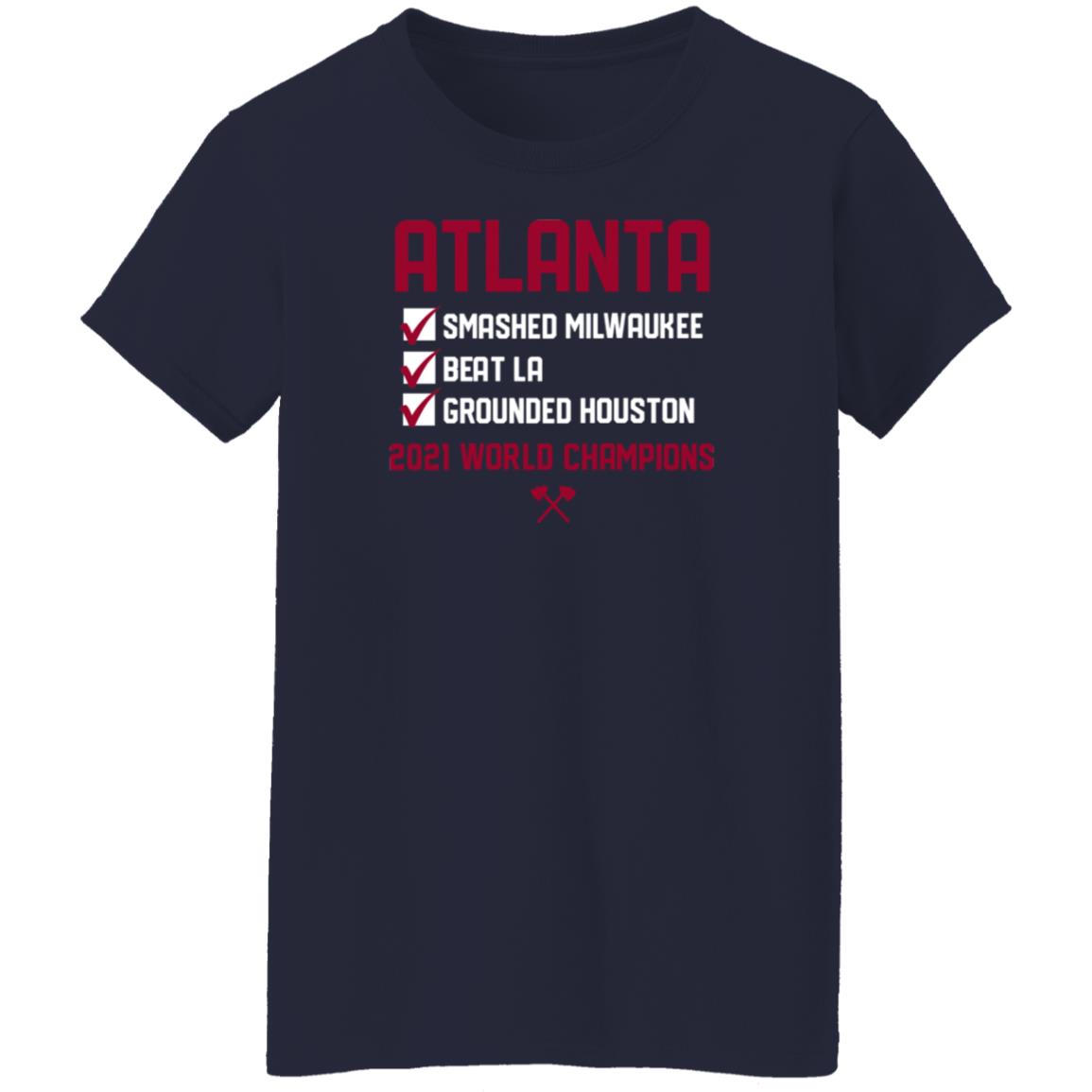 2021 World Champions Checklist Shirt Choplanta Store - Teechipus