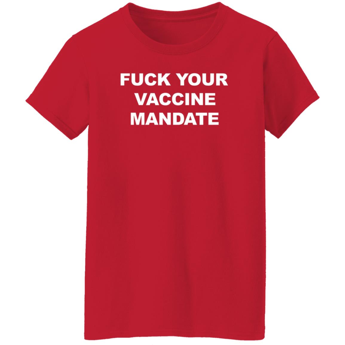 Fuck Your Vaccine Mandate Hoodie Derrick Gibson - Teechipus