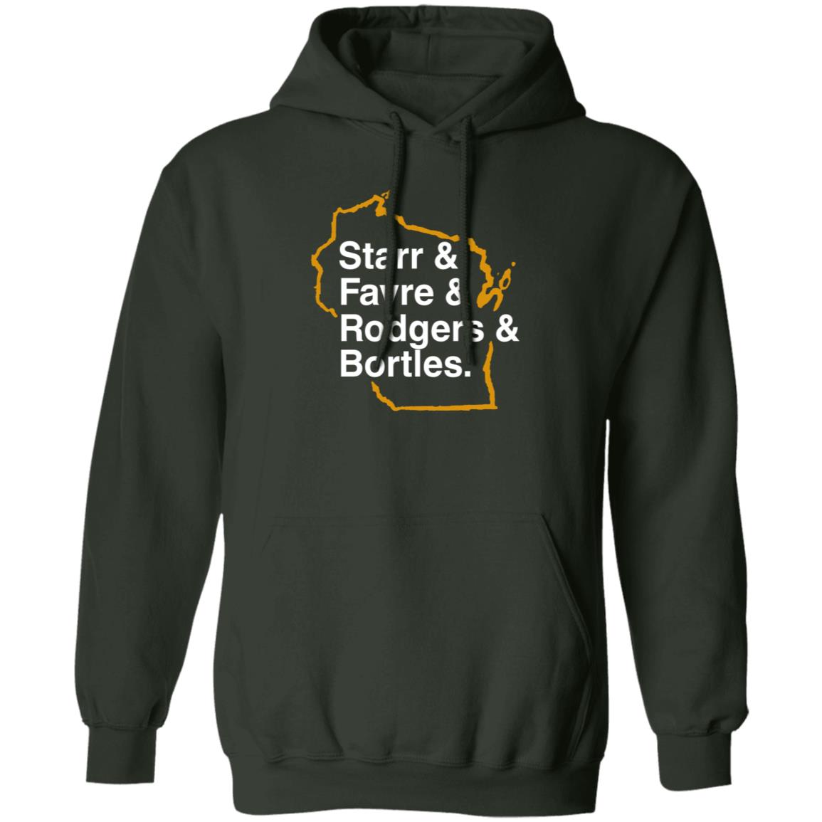 Starr And Favre And Rodgers And Bortles Shirt Barstoolsports Merch Gb List Shirt - Teechipus