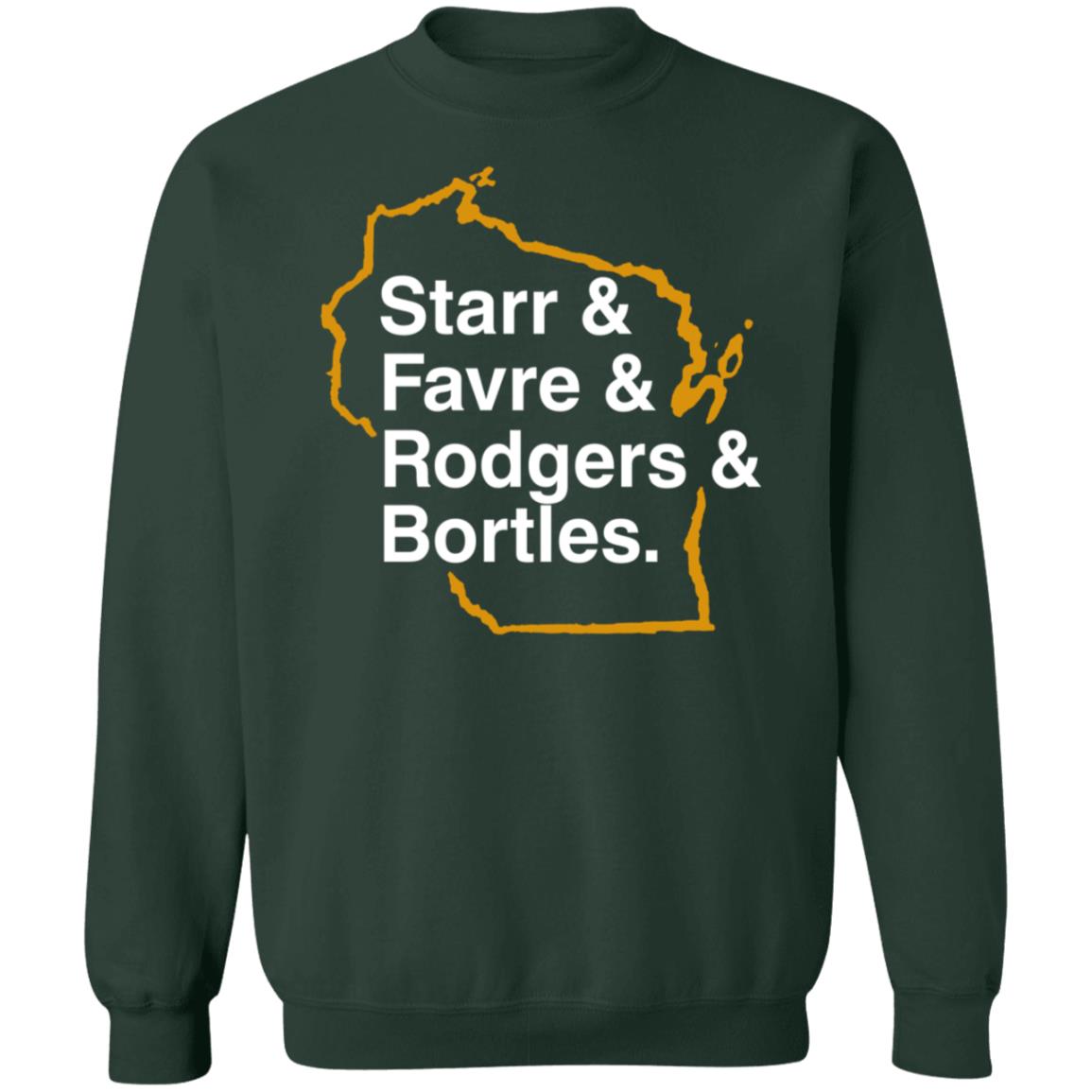 Starr And Favre And Rodgers And Bortles Shirt Barstoolsports Merch Gb List Shirt - Teechipus
