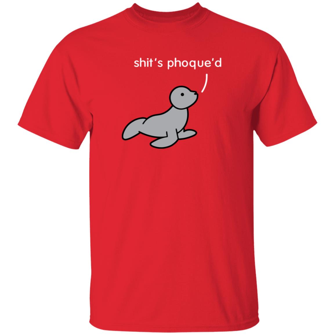 Shit's Phoque'd Shirt Hoodie Sweatshirt Dinosaur Shop - Teechipus