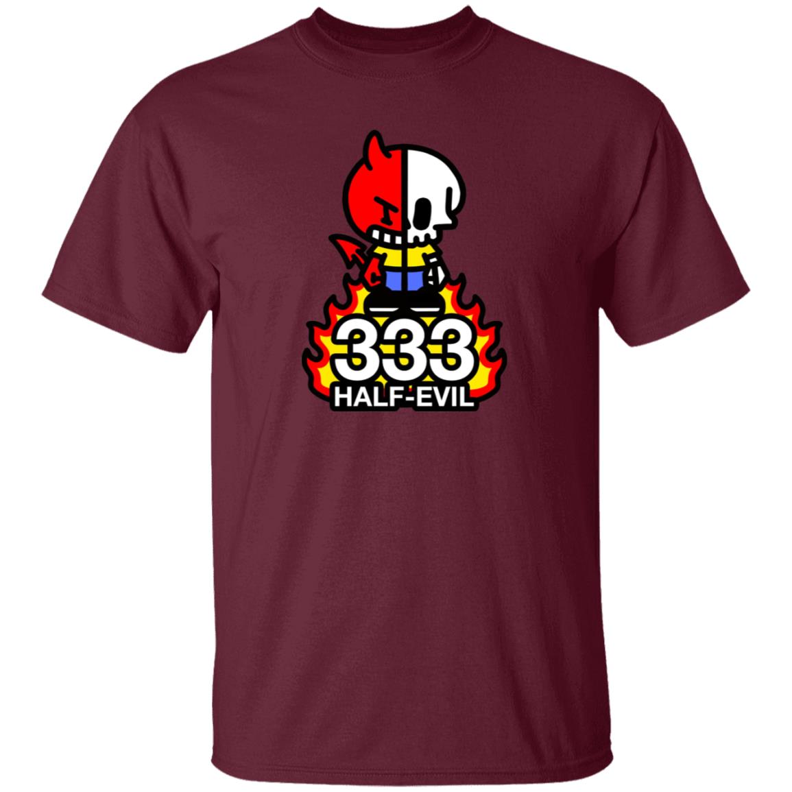 333 Half Evil Shirt Half Evil Merch - Teechipus