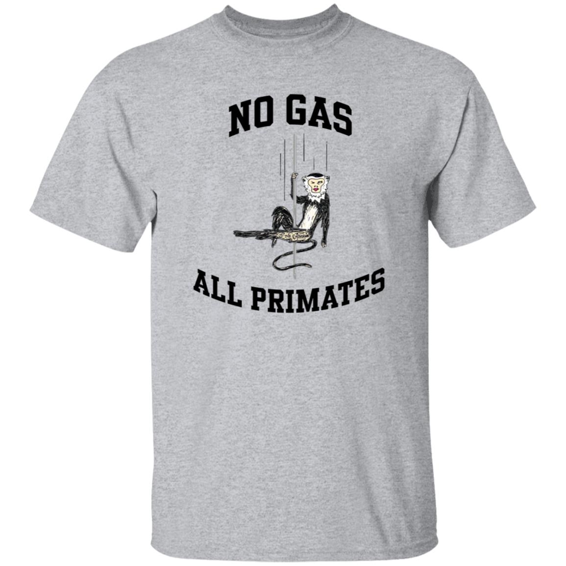 No Gas All Primates Shirt Barstool Texas A&M No Gas All Primates Shirt - Teechipus