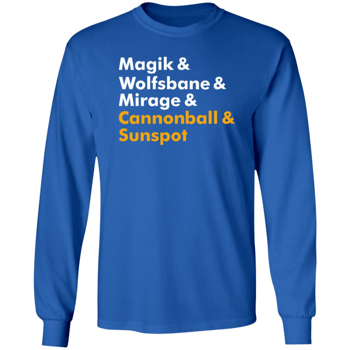 Mutants Magik & Wolfsbane & Mirage & Cannonball & Sunspot Shirt Hoodie Sweatshirt - Teechipus