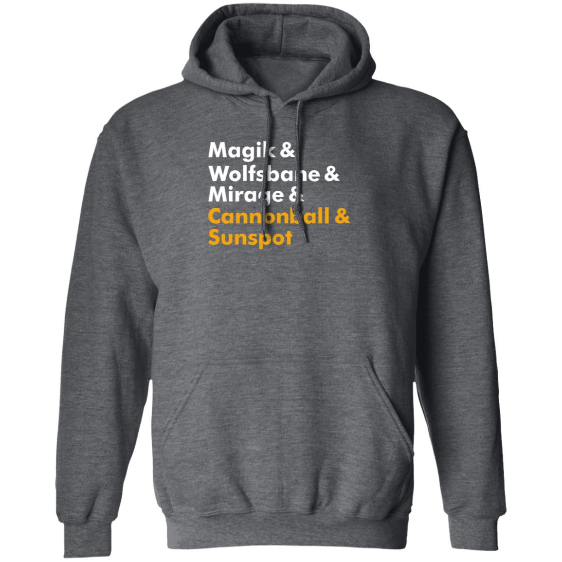 Mutants Magik & Wolfsbane & Mirage & Cannonball & Sunspot Shirt Hoodie Sweatshirt - Teechipus