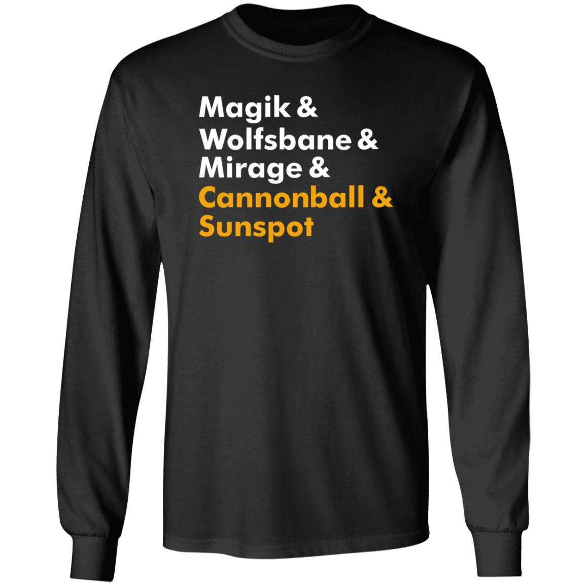 Mutants Magik & Wolfsbane & Mirage & Cannonball & Sunspot Shirt Hoodie Sweatshirt - Teechipus