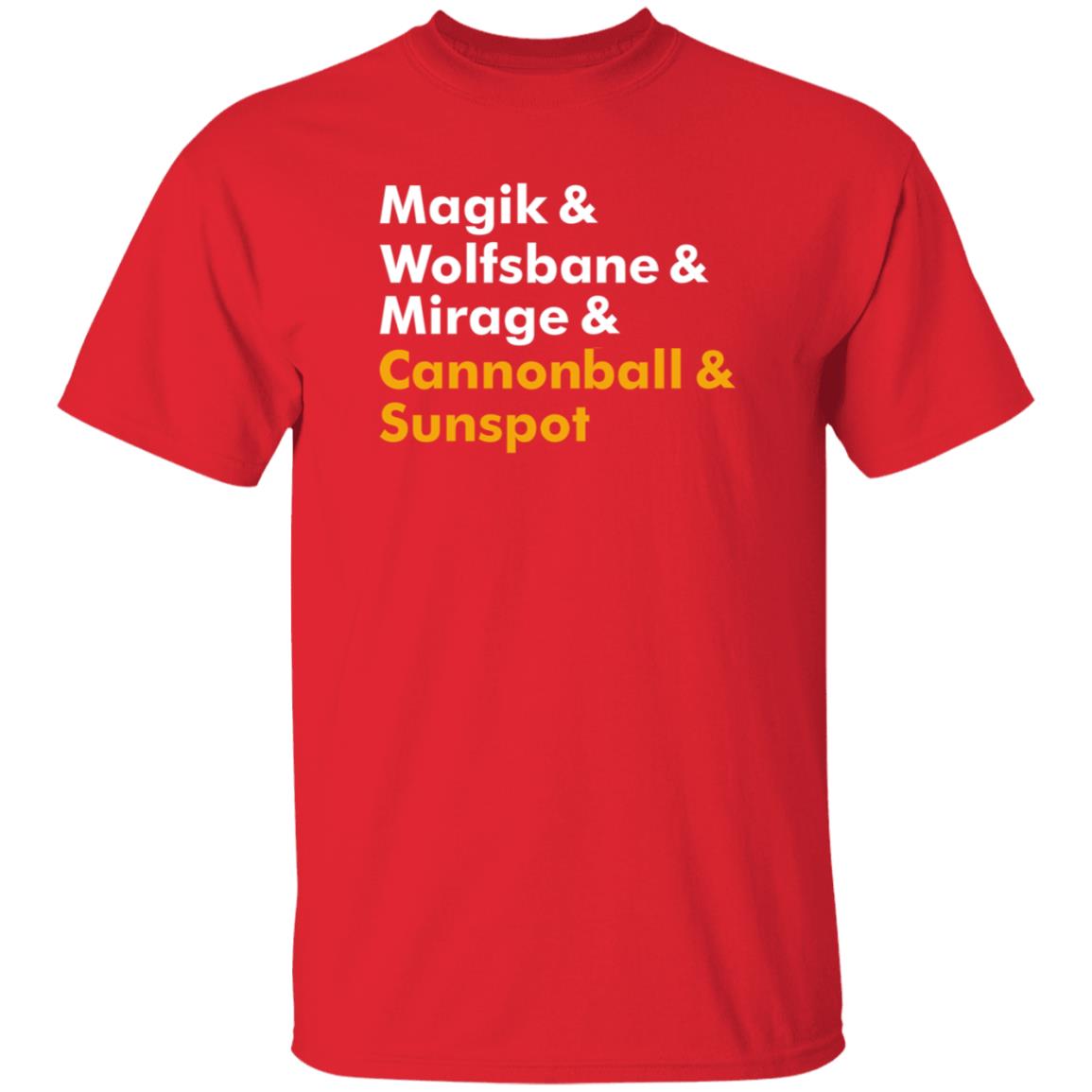 Mutants Magik & Wolfsbane & Mirage & Cannonball & Sunspot Shirt Hoodie Sweatshirt - Teechipus