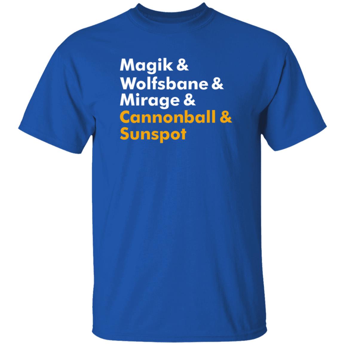 Mutants Magik & Wolfsbane & Mirage & Cannonball & Sunspot Shirt Hoodie Sweatshirt - Teechipus