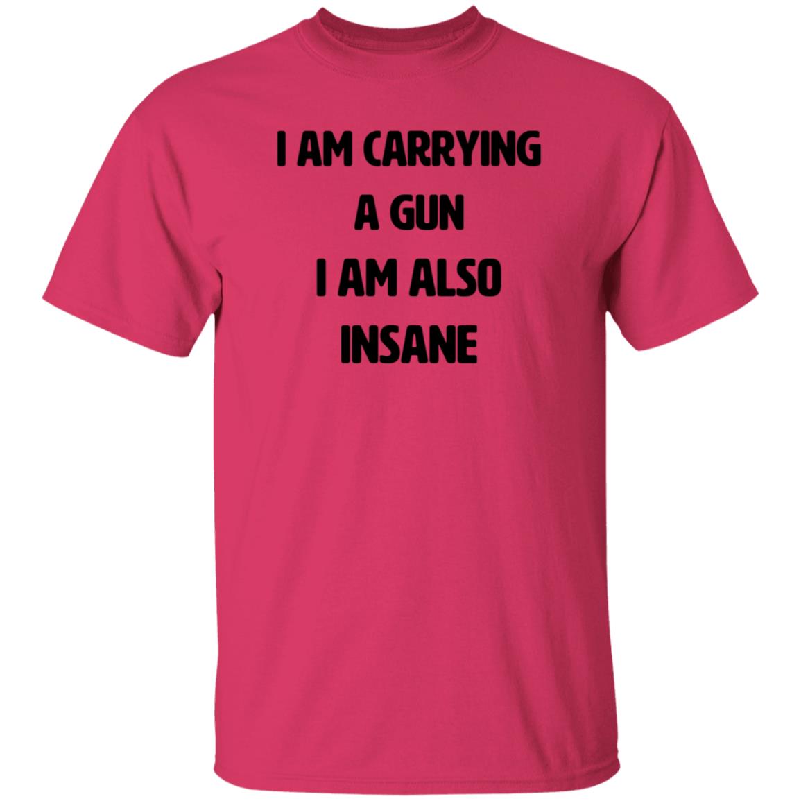 I Am Carrying A Gun I Am Also Insane Shirt Hoodie Sweatshirt Haunted Starbucks Store - Teechipus
