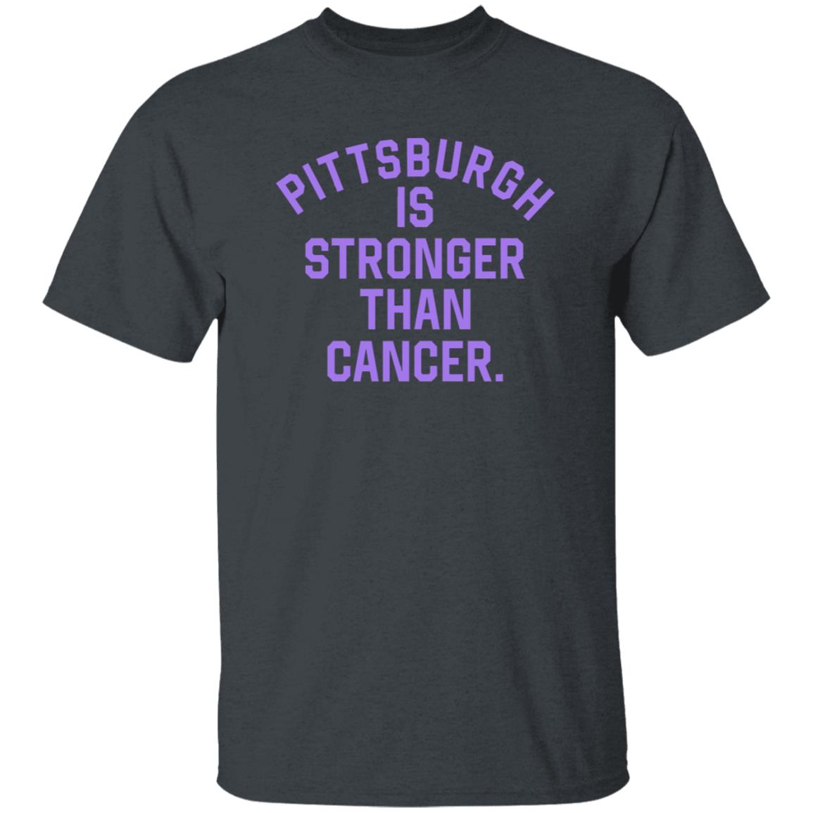 Hockey Stronger Than Cancer Shirt Steel City Merch Pittsburgh Is Stronger Than Cancer Shirt - Teechipus