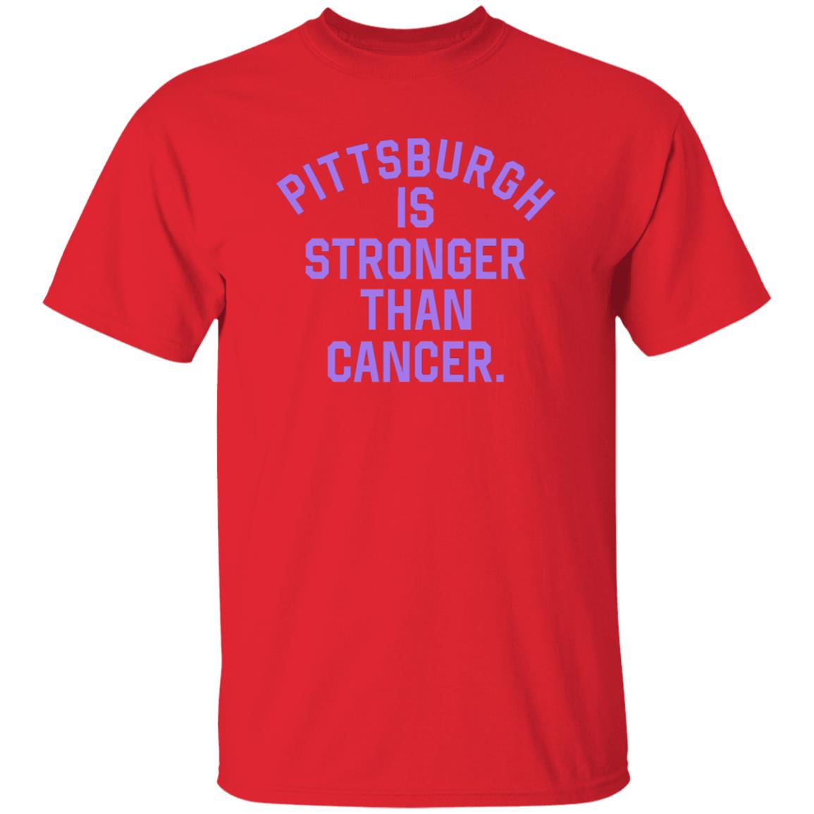 Hockey Stronger Than Cancer Shirt Steel City Merch Pittsburgh Is Stronger Than Cancer Shirt - Teechipus