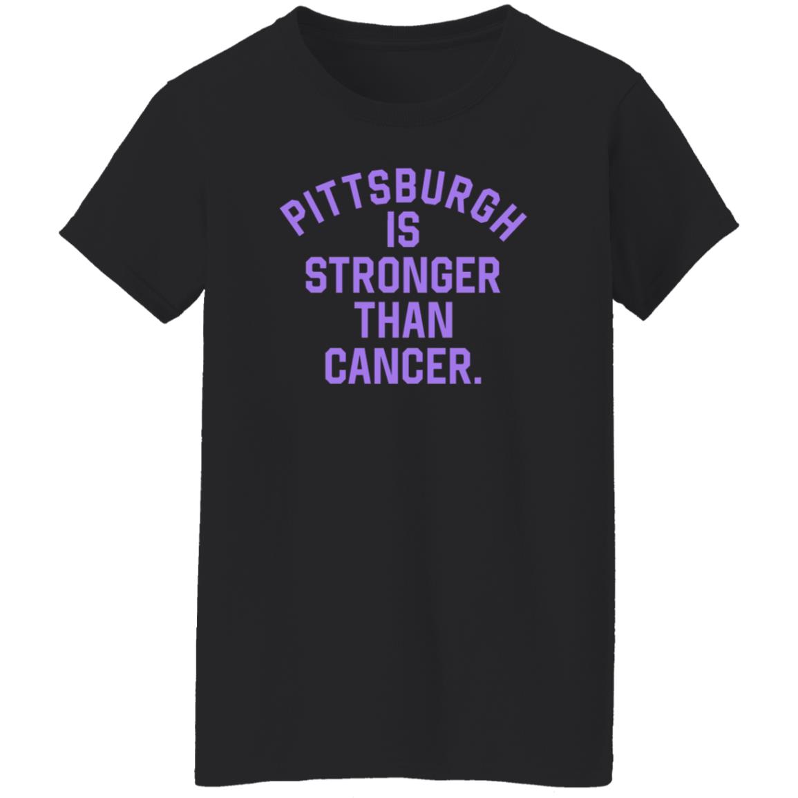 Hockey Stronger Than Cancer Shirt Steel City Merch Pittsburgh Is Stronger Than Cancer Shirt - Teechipus