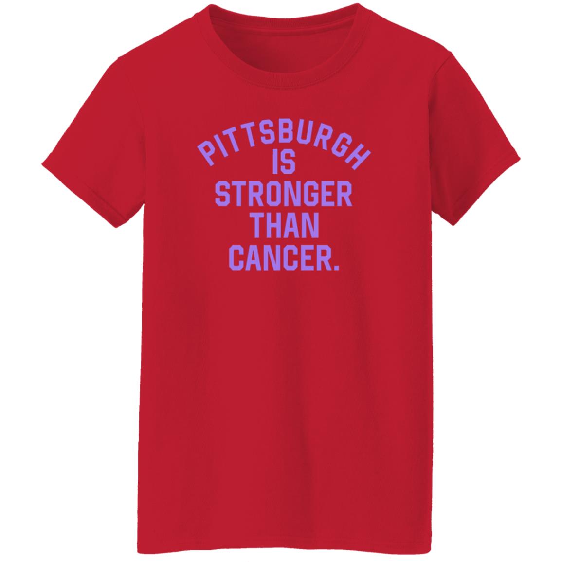 Hockey Stronger Than Cancer Shirt Steel City Merch Pittsburgh Is Stronger Than Cancer Shirt - Teechipus