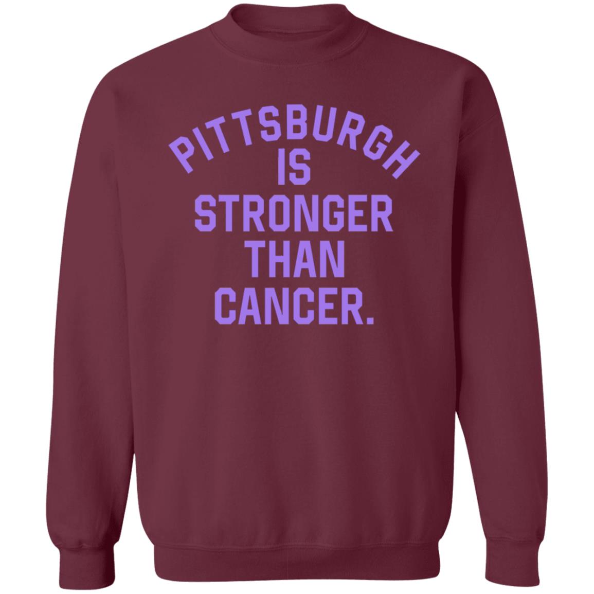 Hockey Stronger Than Cancer Shirt Steel City Merch Pittsburgh Is Stronger Than Cancer Shirt - Teechipus