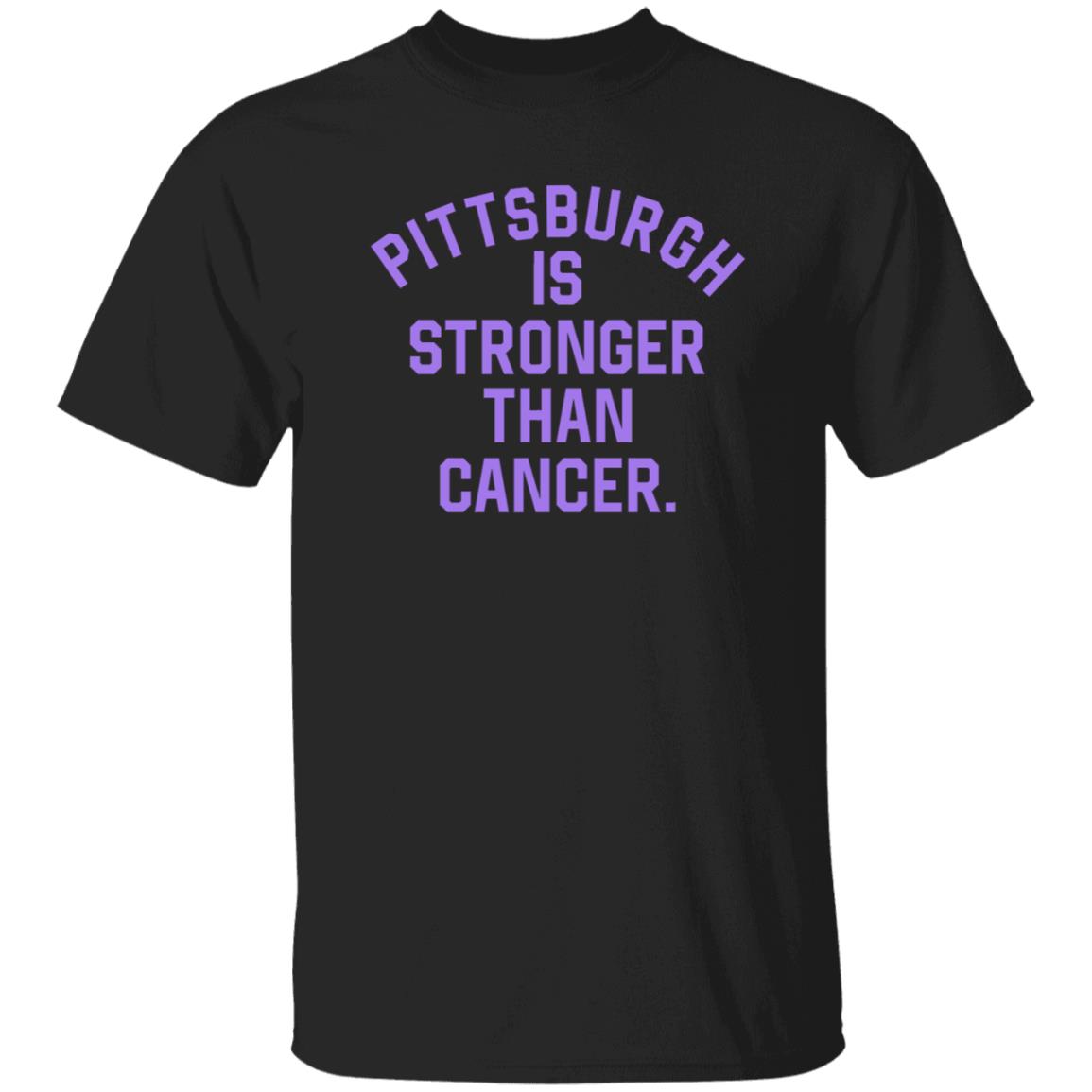 Hockey Stronger Than Cancer Shirt Steel City Merch Pittsburgh Is Stronger Than Cancer Shirt - Teechipus