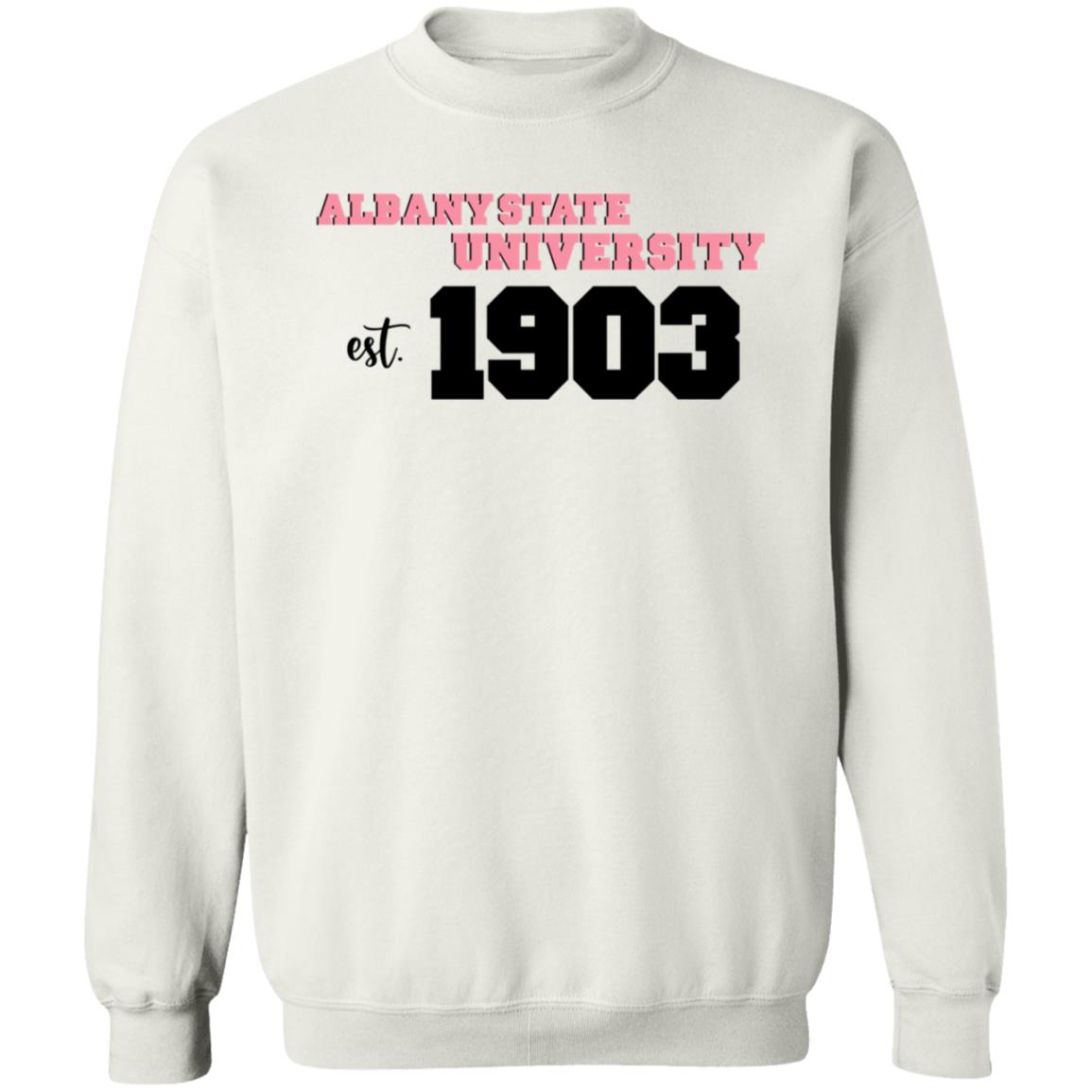 Albany State University Est 1903 Long Sleeve T Shirt Minahballout Albany State University Est 1903 Shirt Hoodie Sweatshirt - Teechipus
