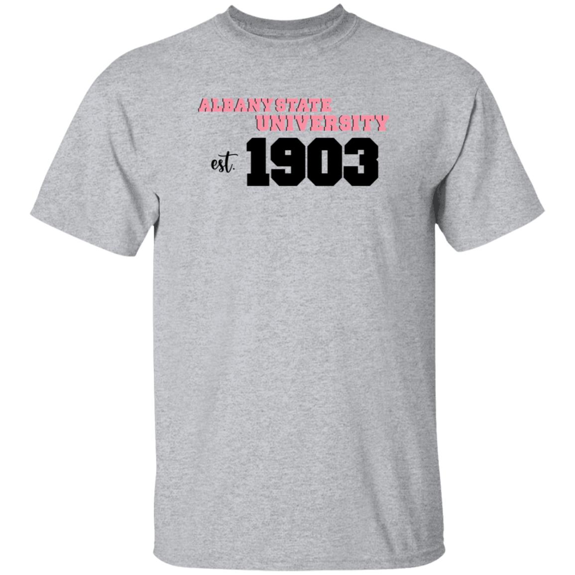 Albany State University Est 1903 Long Sleeve T Shirt Minahballout Albany State University Est 1903 Shirt Hoodie Sweatshirt - Teechipus