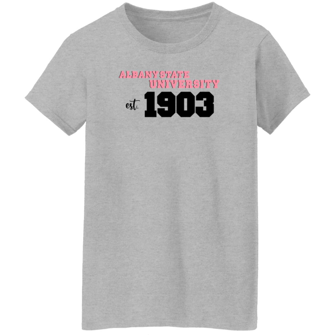 Albany State University Est 1903 Long Sleeve T Shirt Minahballout Albany State University Est 1903 Shirt Hoodie Sweatshirt - Teechipus