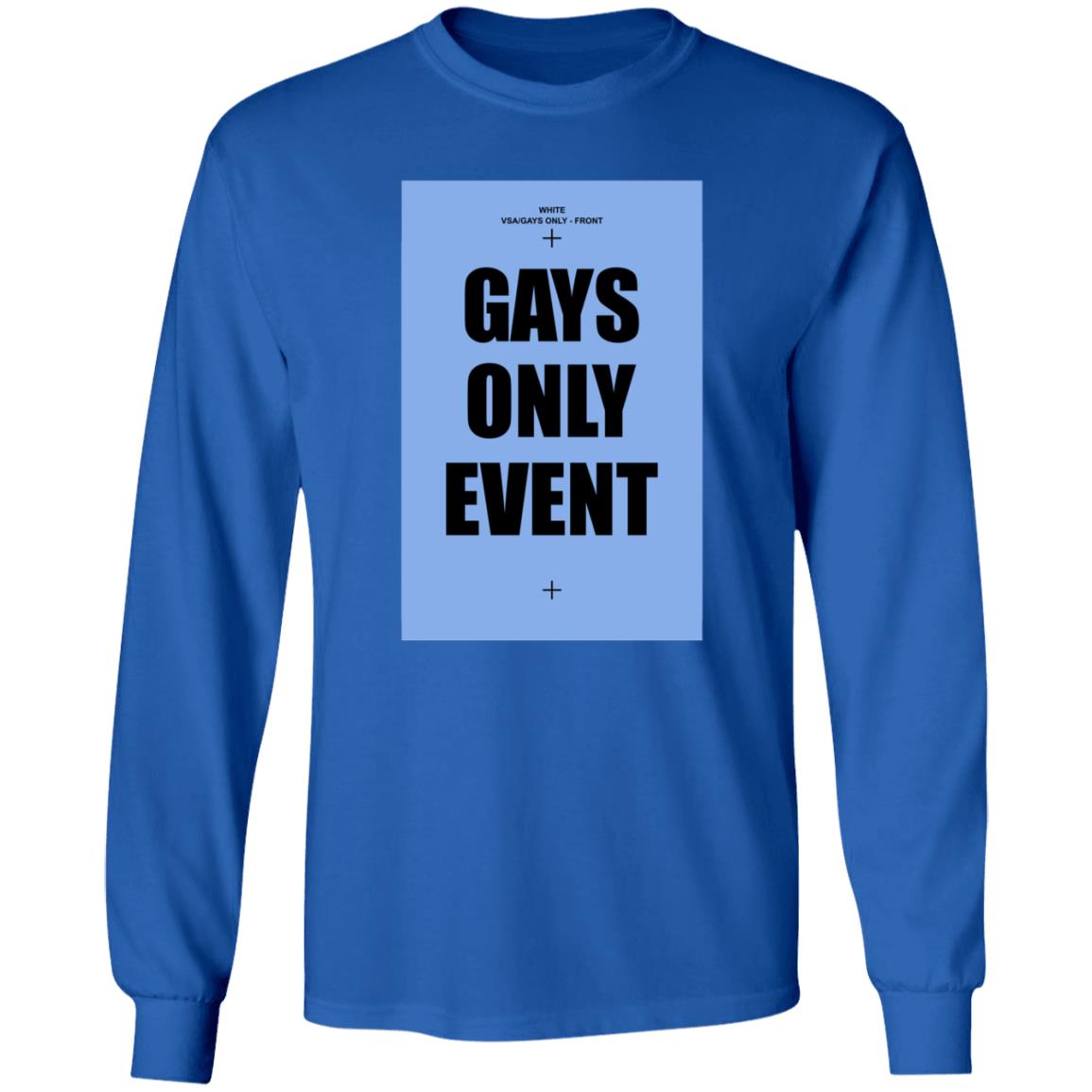 Gays Only Event Shirt Kevin Abstract - Teechipus