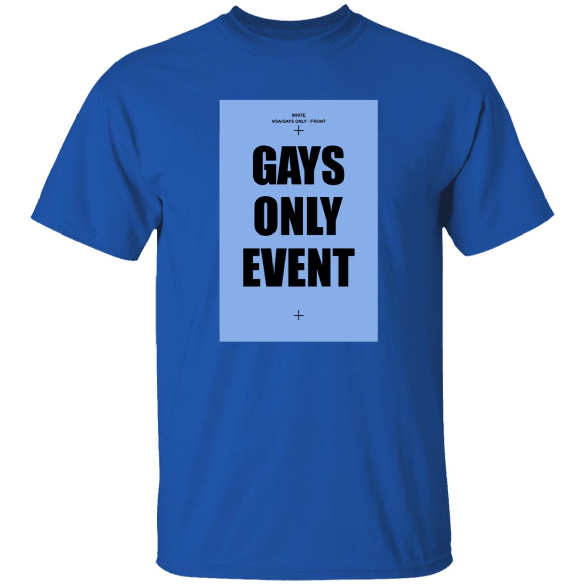 Gays Only Event Shirt Kevin Abstract - Teechipus