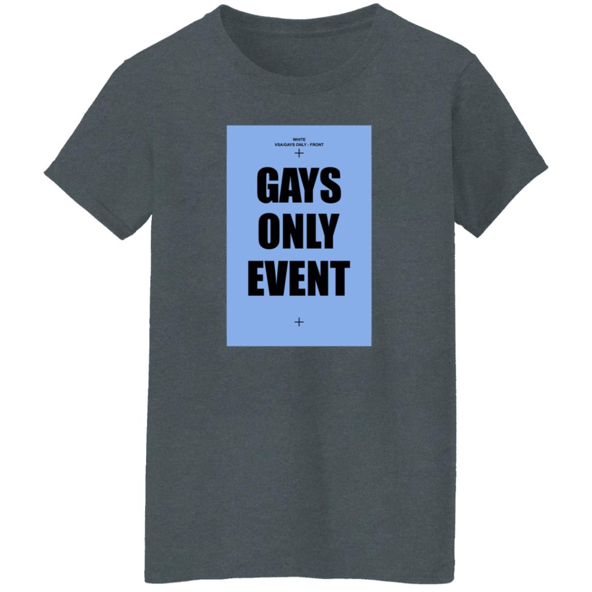 Gays Only Event Shirt Kevin Abstract - Teechipus
