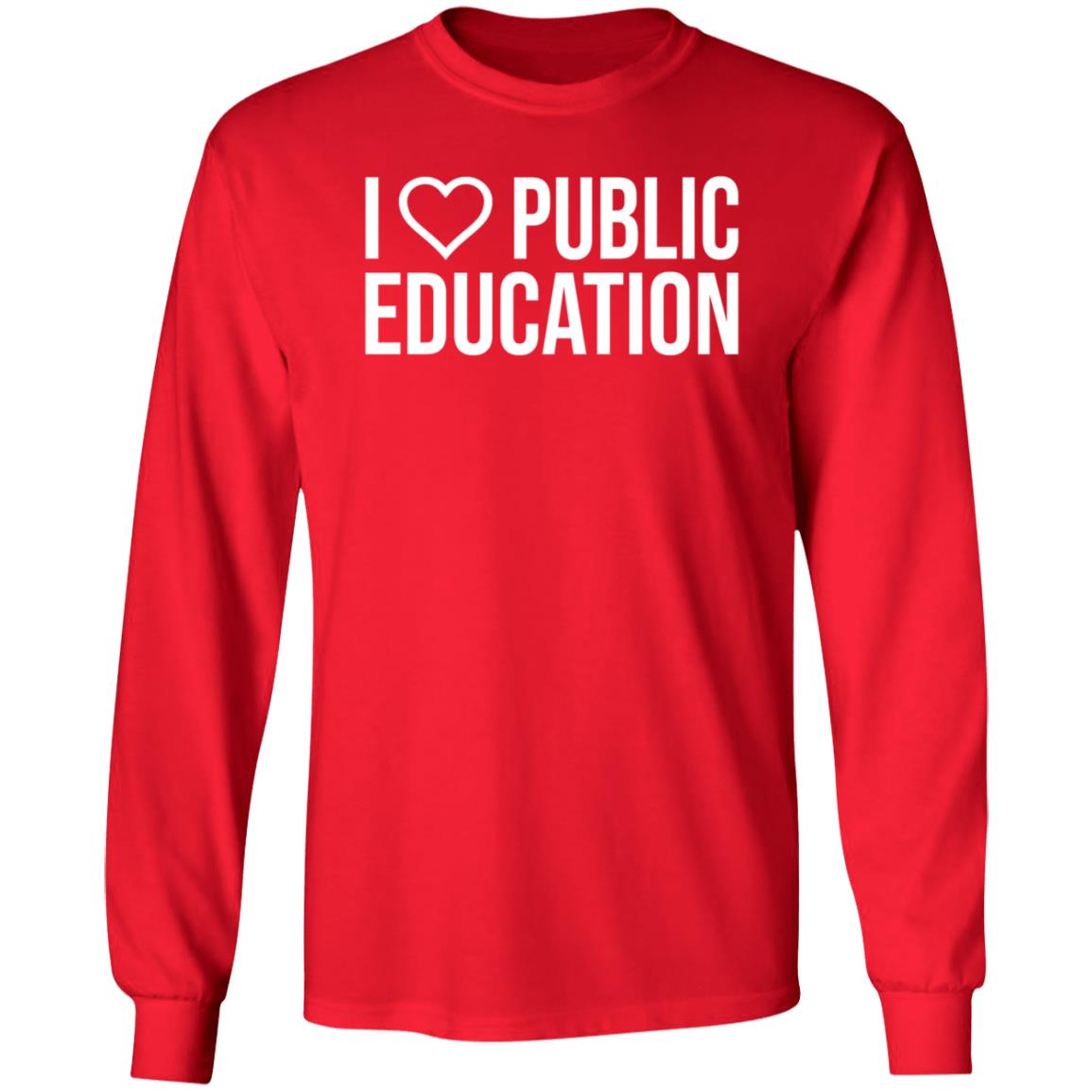 Jason Schilling I Love Public Education Shirt Hoodie Sweatshirt - Teechipus