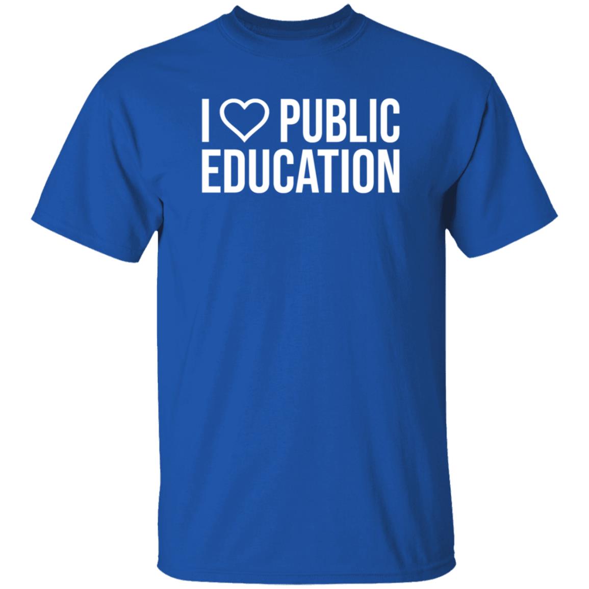 Jason Schilling I Love Public Education Shirt Hoodie Sweatshirt - Teechipus