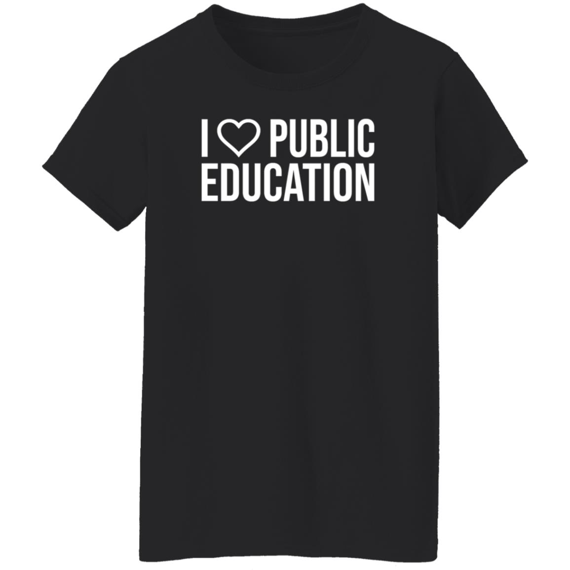 Jason Schilling I Love Public Education Shirt Hoodie Sweatshirt - Teechipus