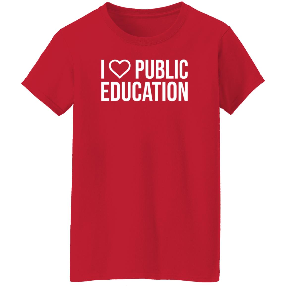 Jason Schilling I Love Public Education Shirt Hoodie Sweatshirt - Teechipus