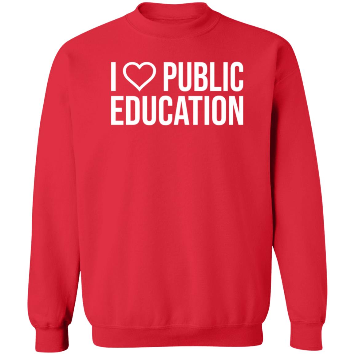 Jason Schilling I Love Public Education Shirt Hoodie Sweatshirt - Teechipus