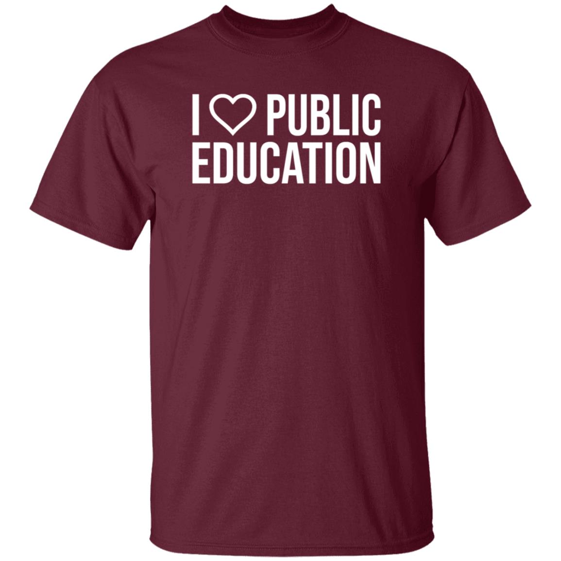 Jason Schilling I Love Public Education Shirt Hoodie Sweatshirt - Teechipus