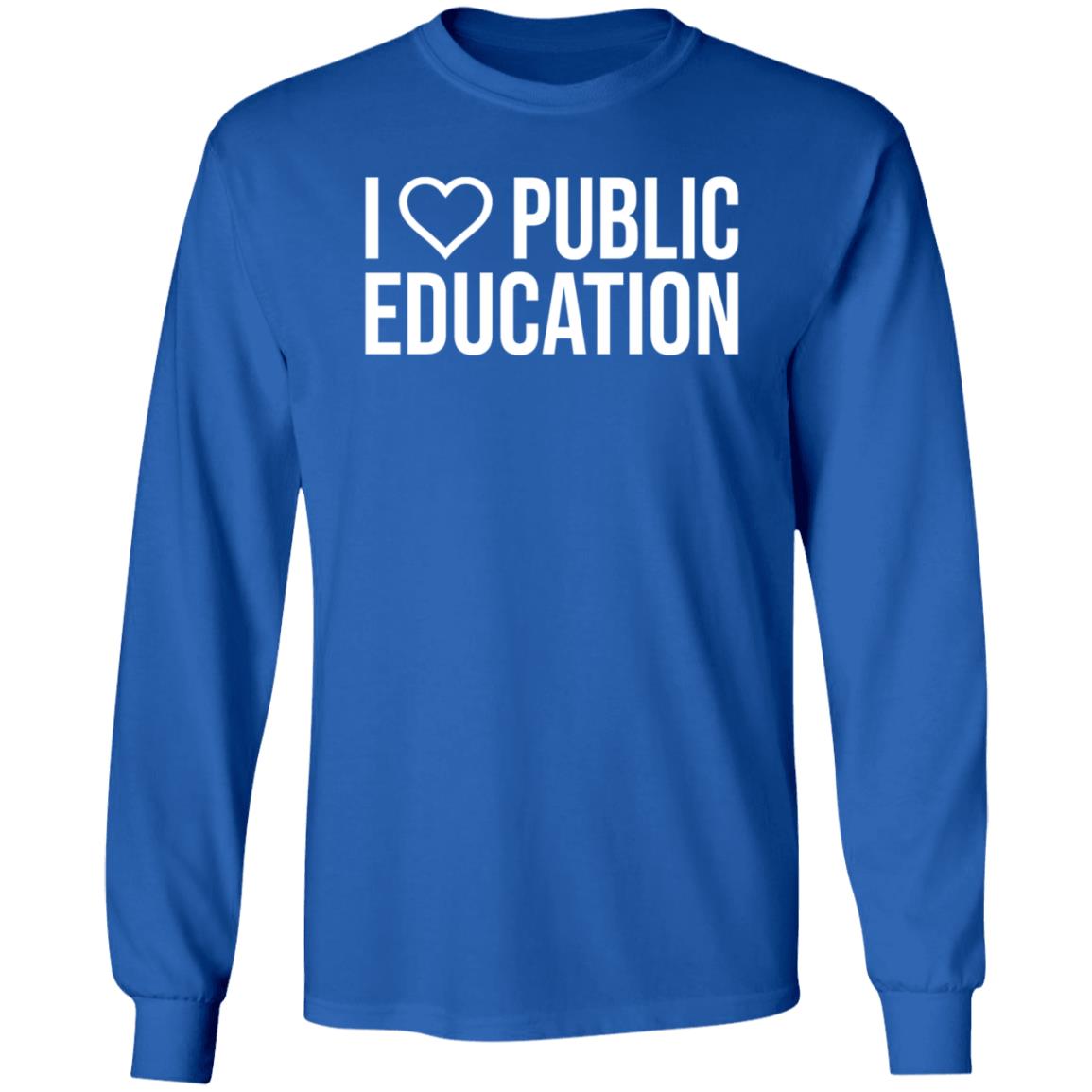 Jason Schilling I Love Public Education Shirt Hoodie Sweatshirt - Teechipus